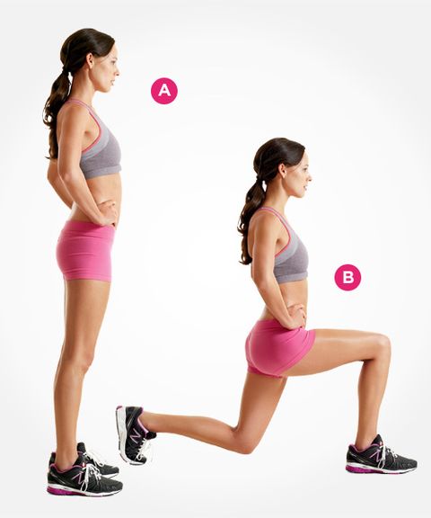 lunges - Glutes workout