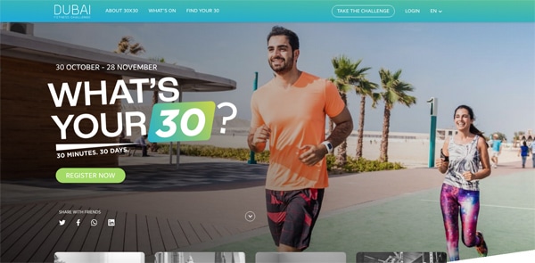 Dubai Fitness Challenge Registration