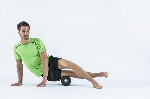 Lateral thigh foam roller