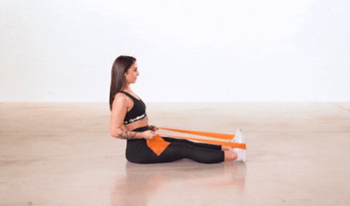 Seated thrust resistance band