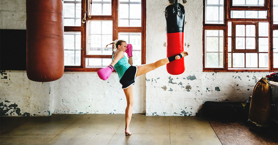 Kickboxing training benefits