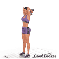 Bent-Over Dumbbell Triceps Extension