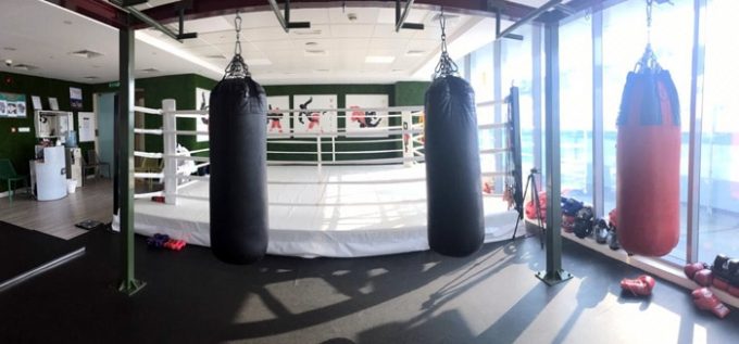 Combat Boxing area - Martial Arts and Fitness club - Dubai