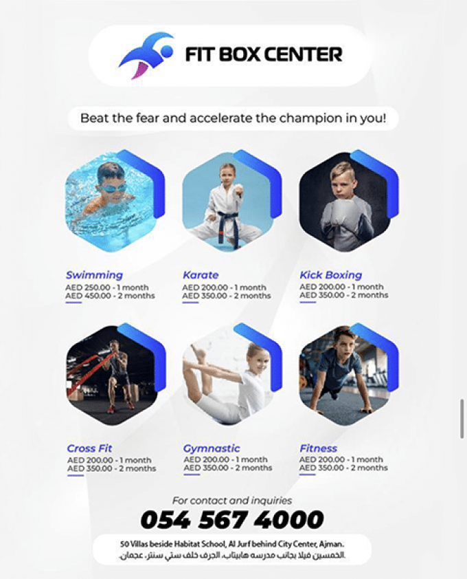 Fit Box Center Ajman - Prices