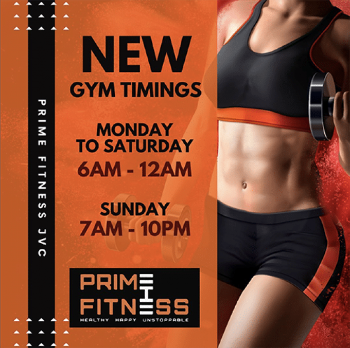 Prime Fitness Hours