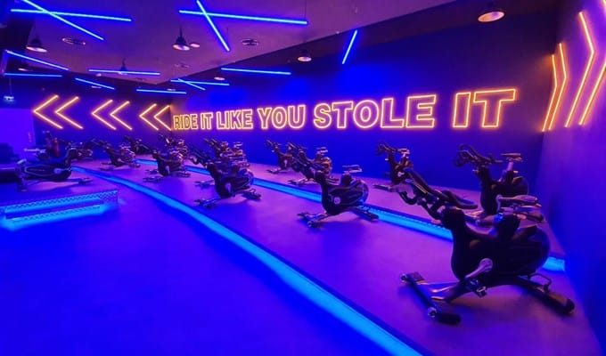 Spinning studio