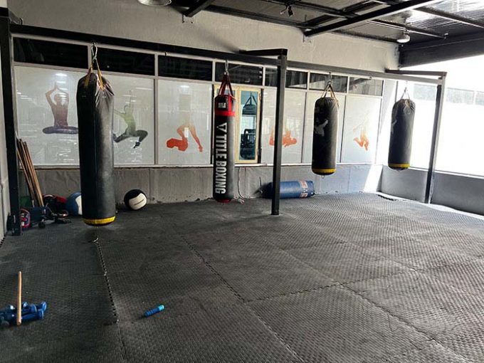 Boxing room